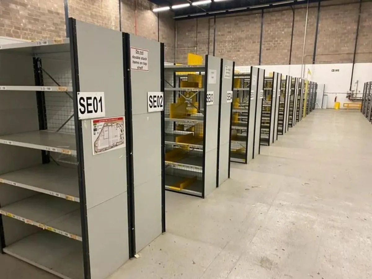 100 Bays Used Warehouse Shelving - Image 1