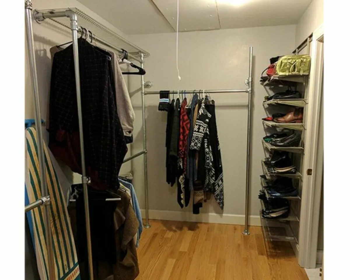Custom  Steel Clothes Rails - Easy Install - Image 4