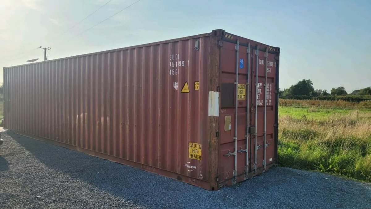40ft High Cube Shipping Container - Image 1