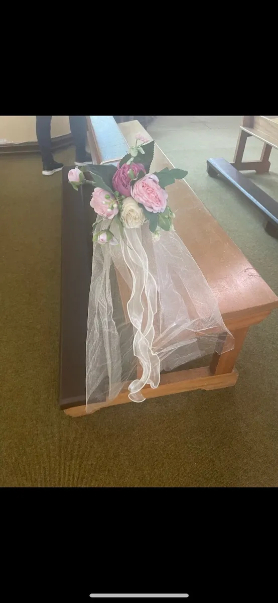 Church Wedding flowers artificial