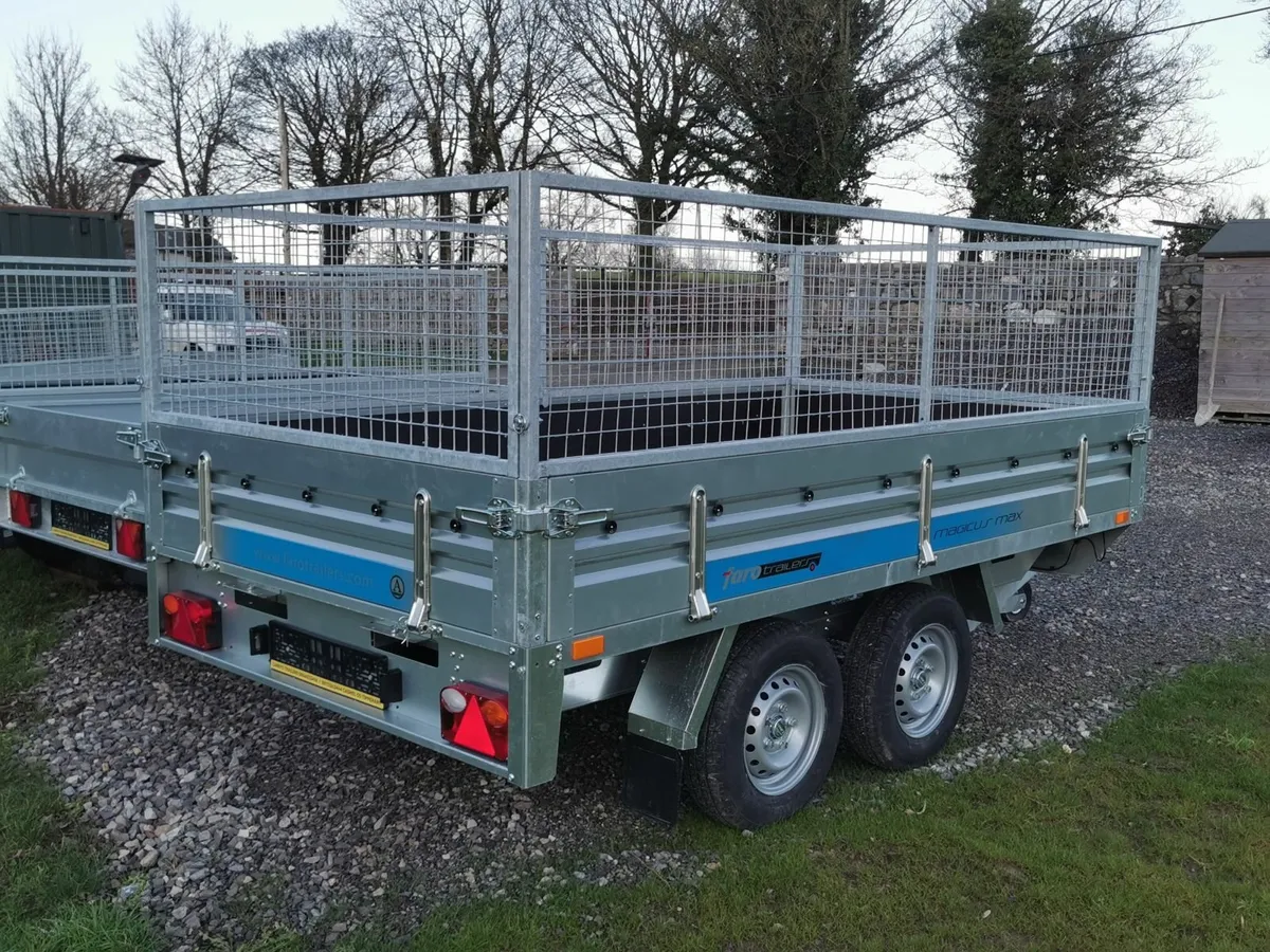 9 x 5 Twin Axle Dropside Trailer Braked - Image 1