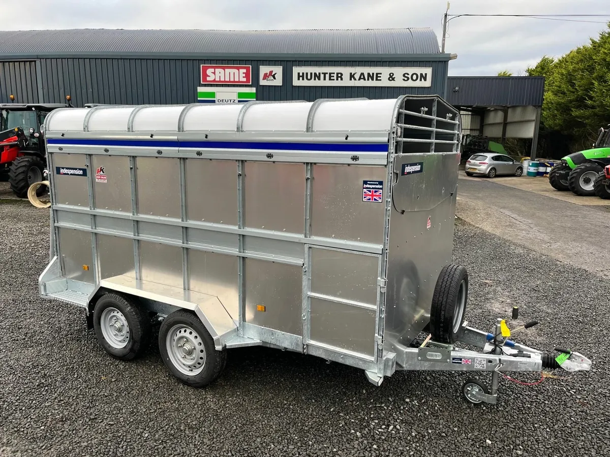 New Indespension 12x6 Livestock Trailer with Tank - Image 1