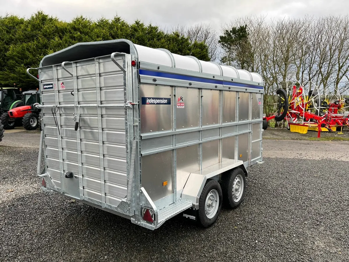 New Indespension 12x6 Livestock Trailer with Tank - Image 3