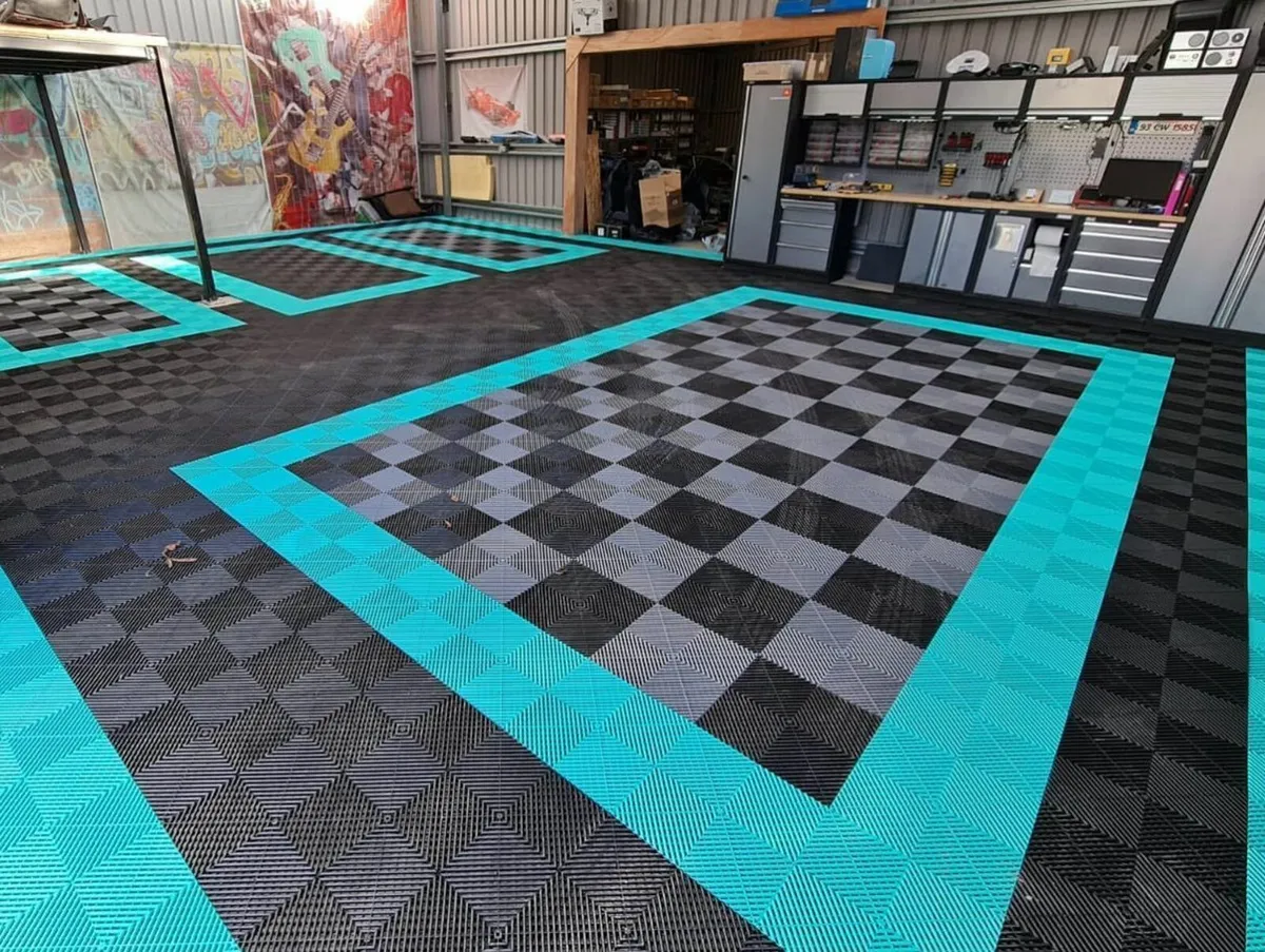 Tuff Tile Louth Garage Shed Showroom Gym Tiles - Image 1