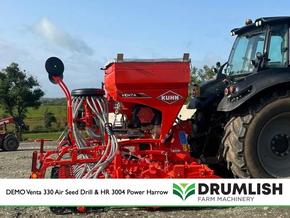 DEMO Kuhn 330 Seed Drill & HR 3004 Power Harrow - Image 4