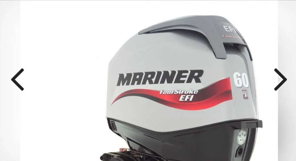 👉New Mariner F60 Outboard Engine - Image 1