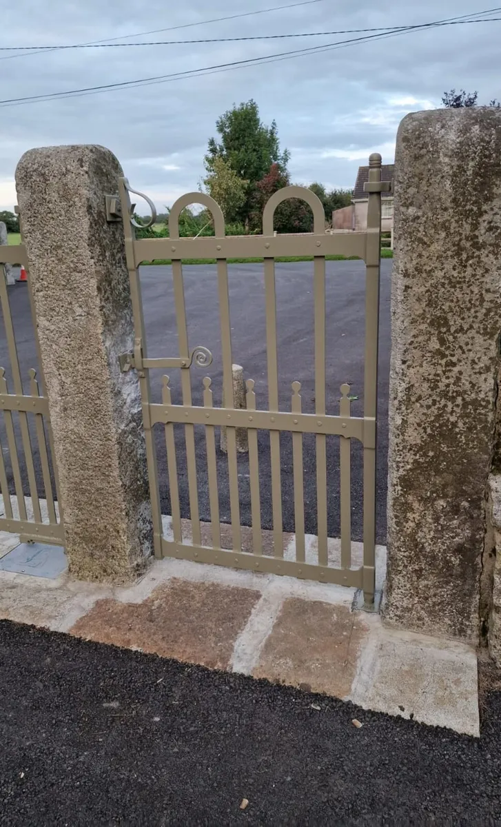 Wrought Iron Riveted Entrance Gates - Image 1
