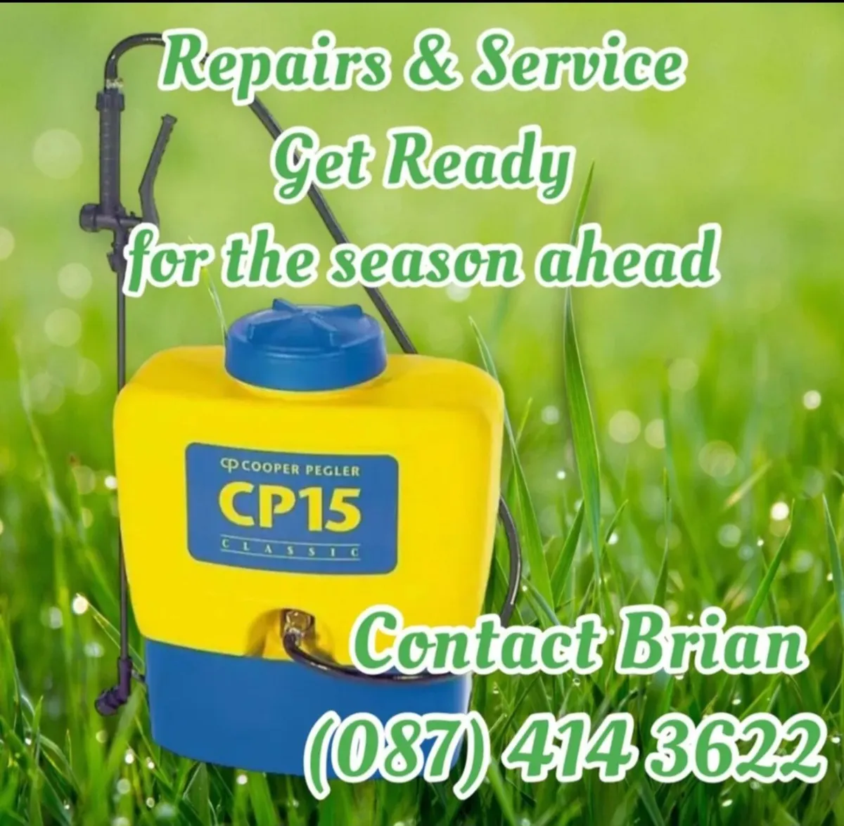 Cooper pegler & Berthoud knapsack sprayer repairs - Image 1