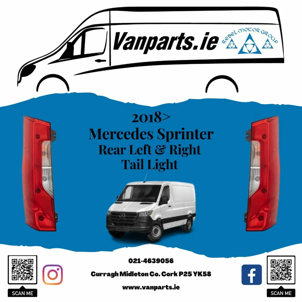 2018> Mercedes Sprinter Tail Lights - Image 1