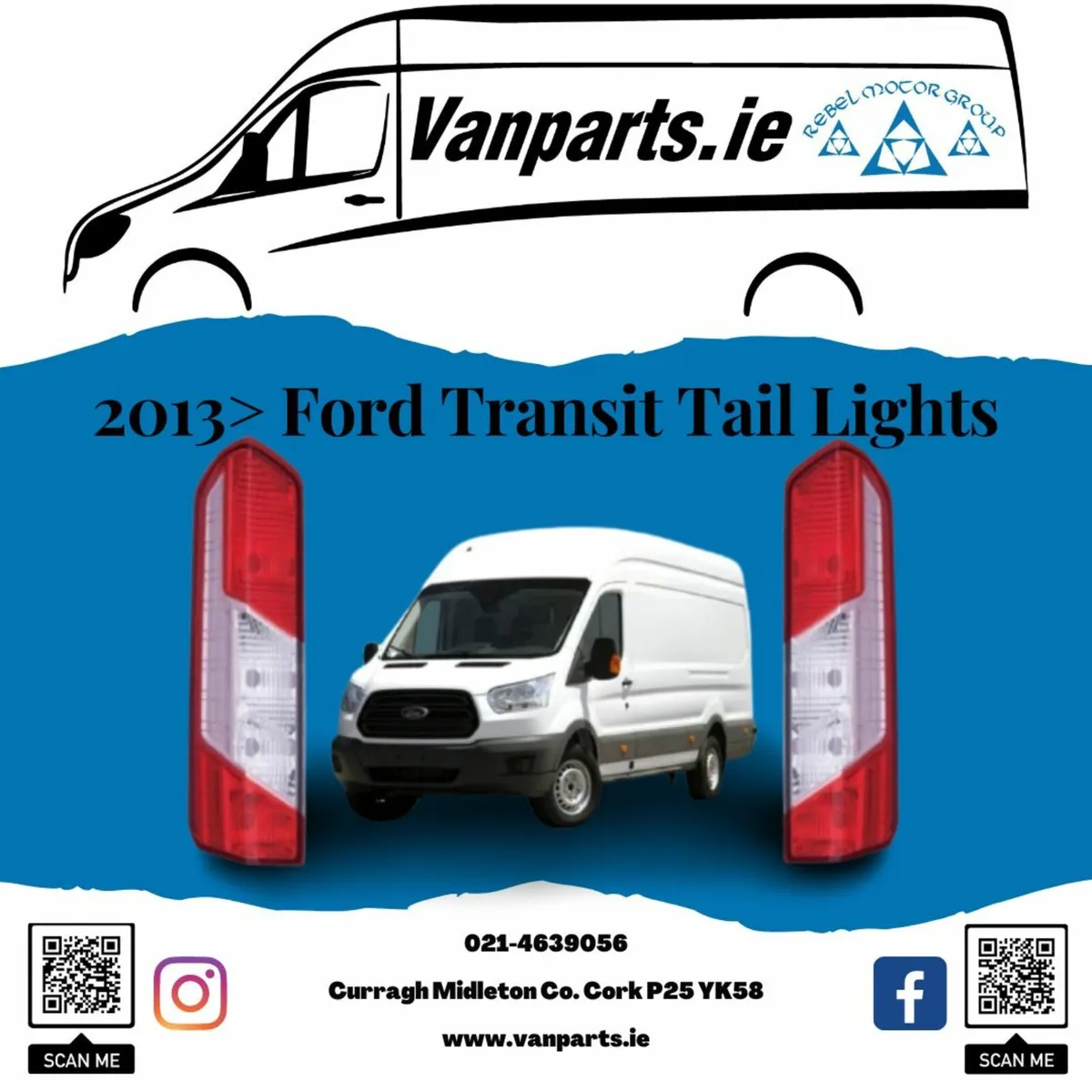 2013> Ford Transit Tail Lights