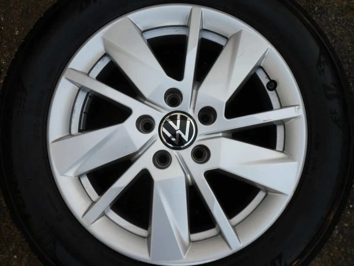 16' GENUINE VW  CADDY VAN ALLOY WHEELS & XL TYRES