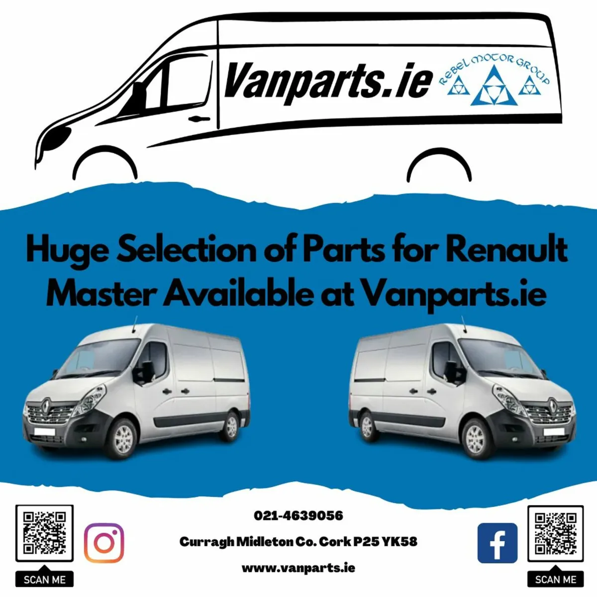 Renault Master 2010 -> Van Parts