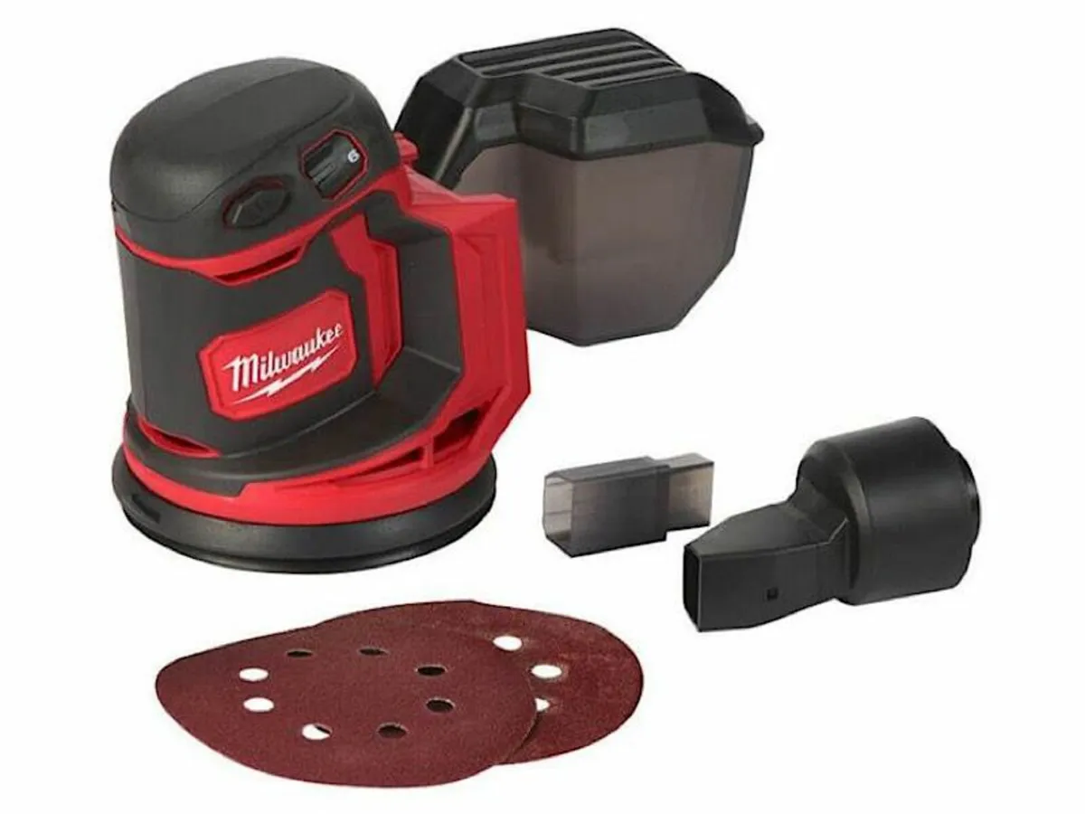 Milwaukee M18 125mm Sander...Free Delivery - Image 1