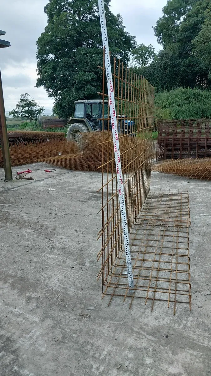 Shuttering pans formwork  reinforcing steel