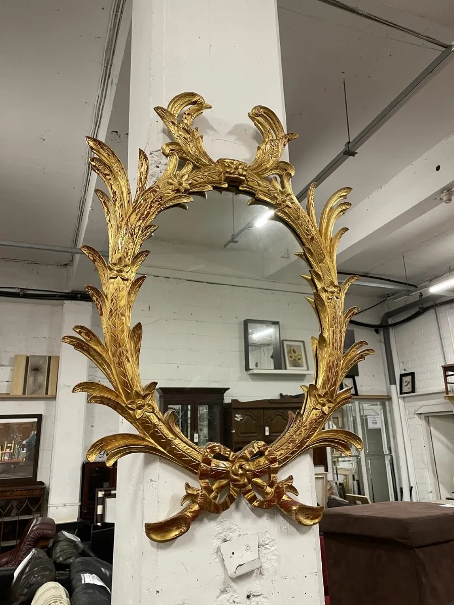 SECOND HAND  GOLDEN MIRRORS AT CJMFURNITURE.IE - Image 1