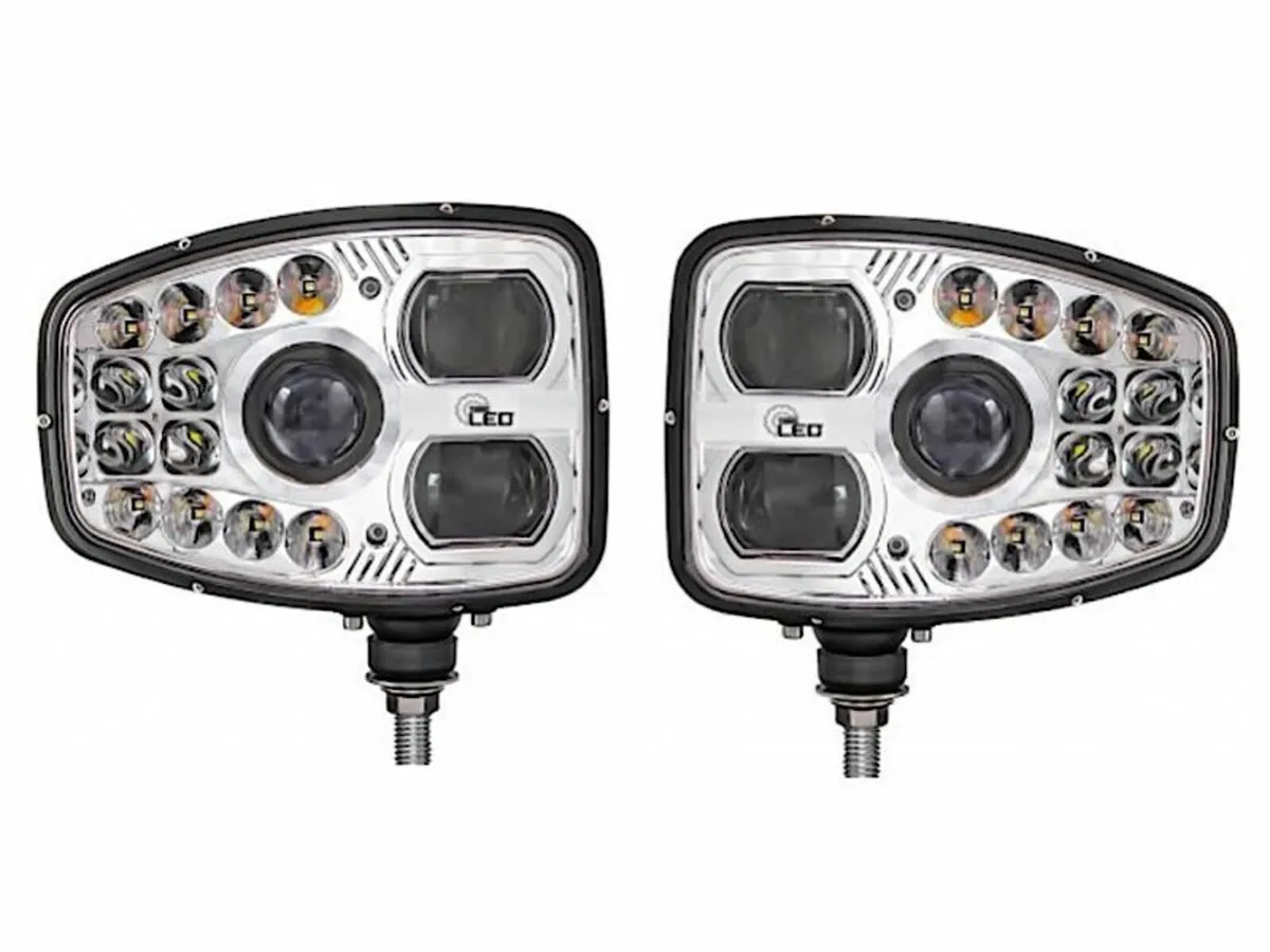 JCB/Manitou/Matbro Bottom Bolt LED Headlights - Image 1