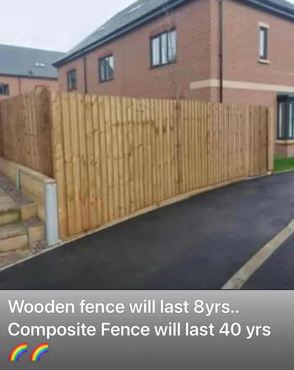 Privacy fencing. composite.. No Maintenance - Image 2