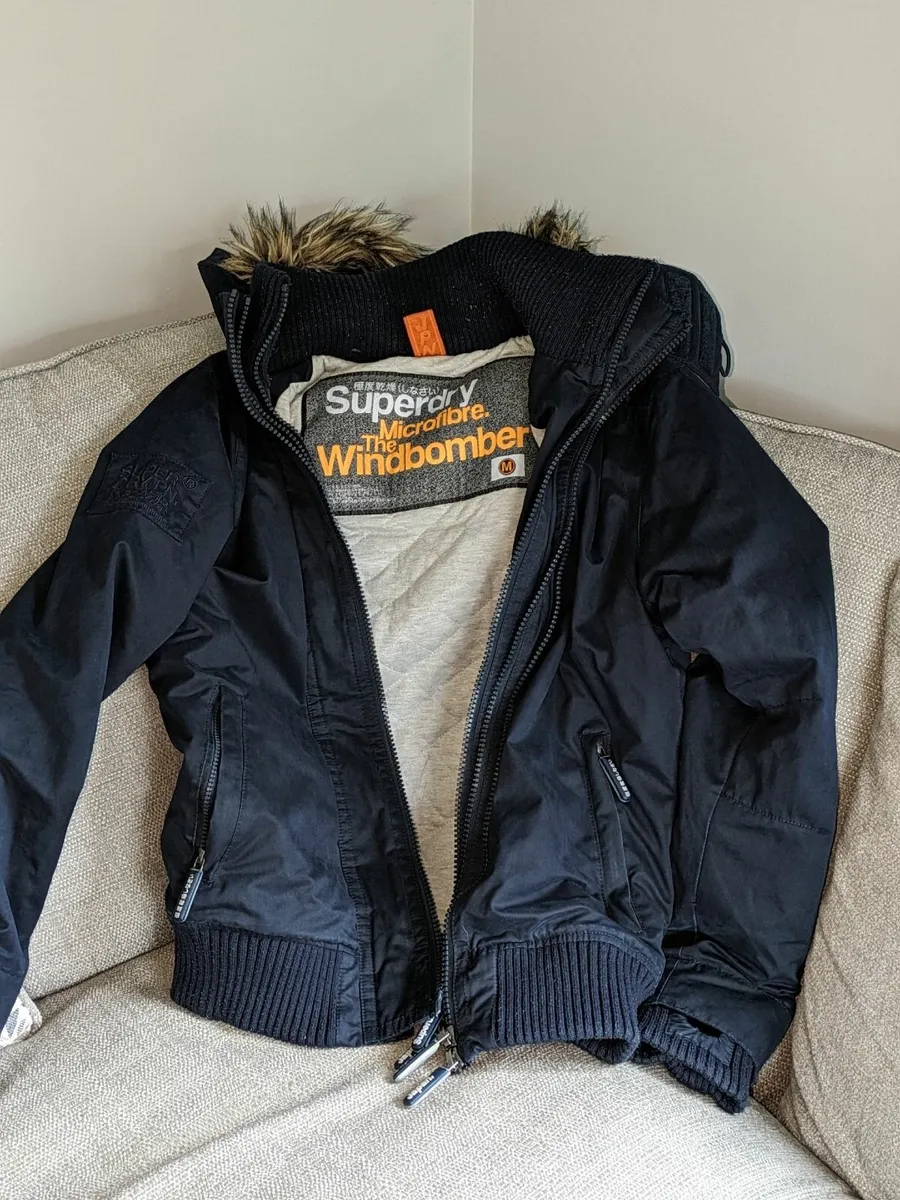 Superdry microfibre wind on sale bomber