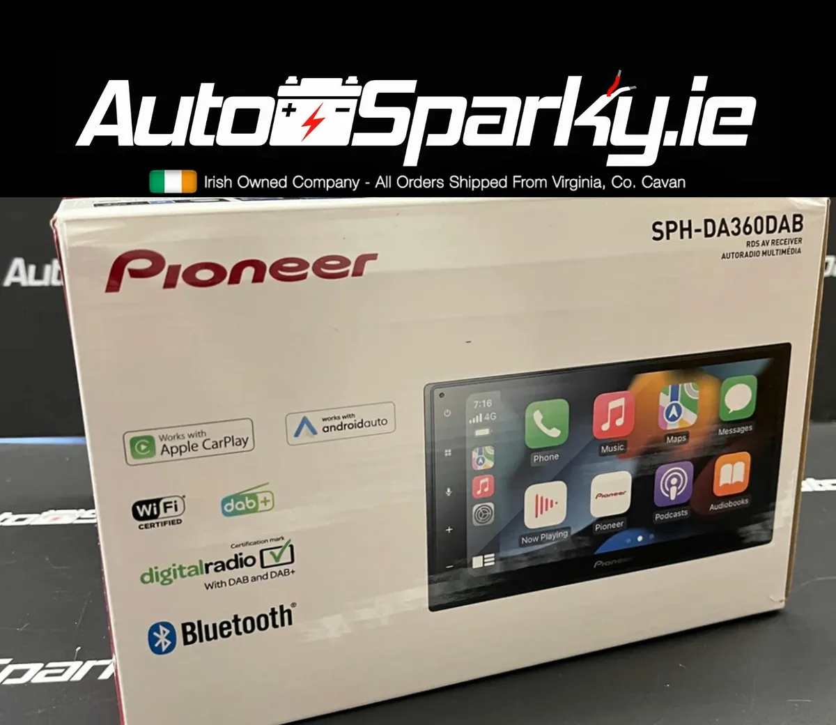 Pioneer WIRELESS CarPlay & AndroidAuto APP RADIO - Image 1