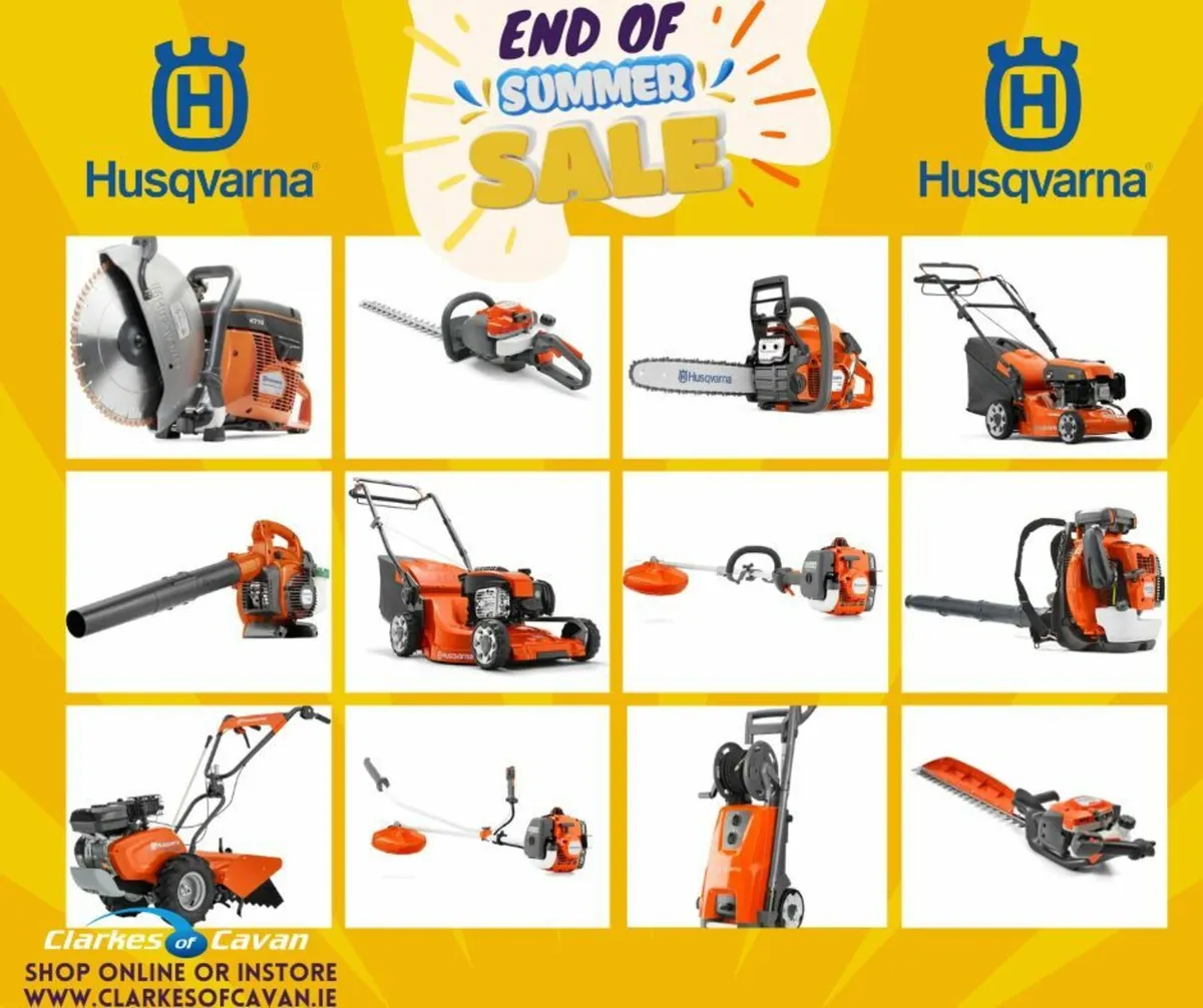 Garden Equipment End of Summer Sale