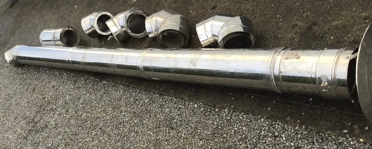 Stove Pipe flue twin for sale in Co. Galway for €550 on DoneDeal