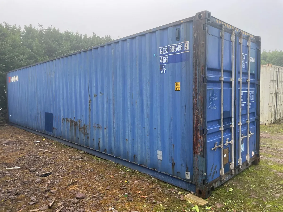 Second hand 40ft x 8ft Hi-Cube Container DELIVERED - Image 3