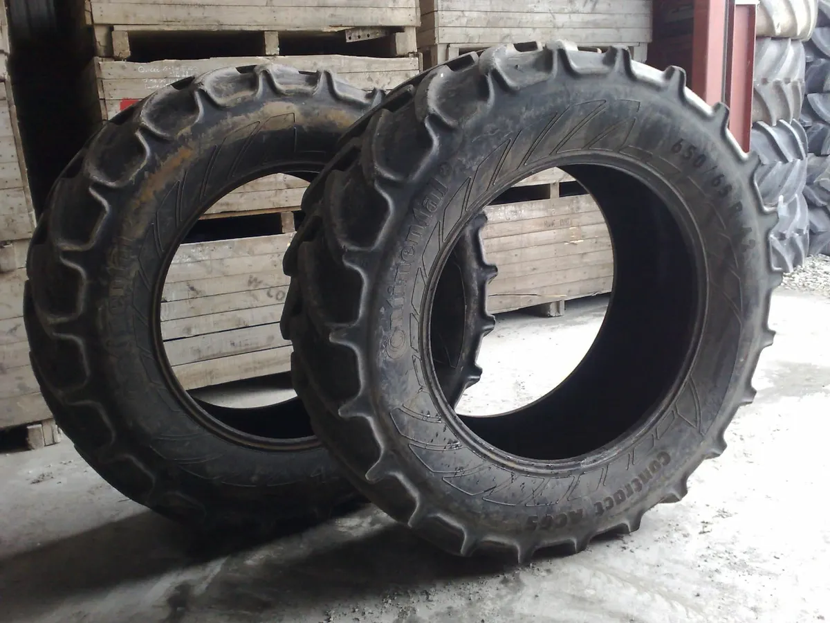Huge Selection Part Worn Tractor Tyres - 42" & 38" - Image 4