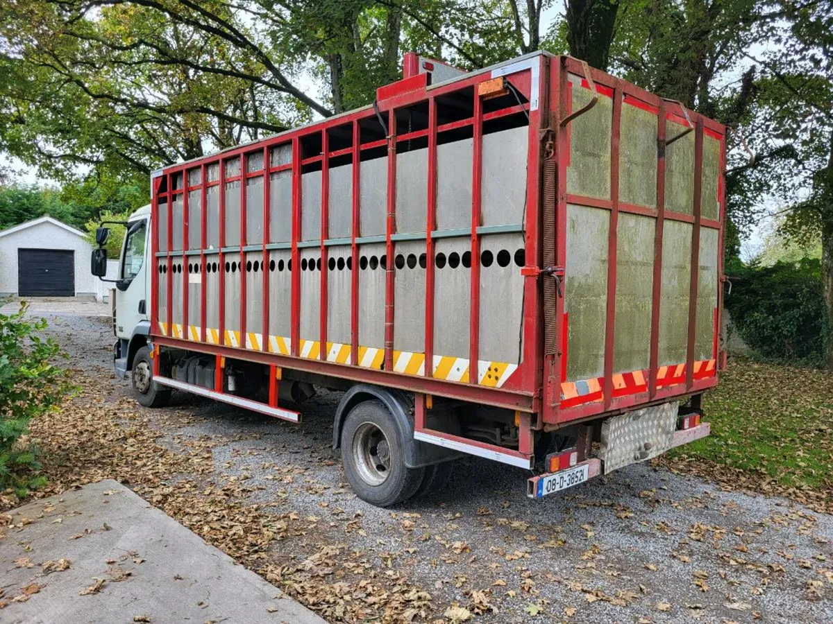 Daf lf 10 ton 18ft cattle truck & decks - Image 3