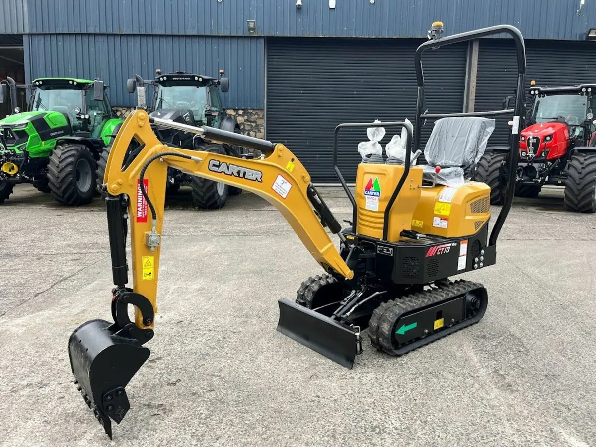 NEW CARTER CT10 PRO MINI DIGGER (1 TON) - Image 1
