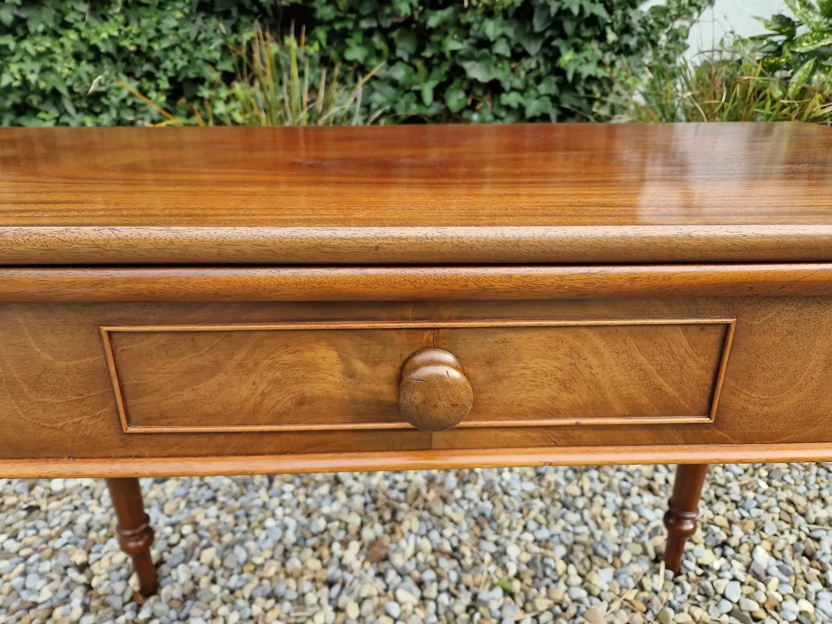 Victorian Mahogany Tea Table- Circa 1870 - Image 3