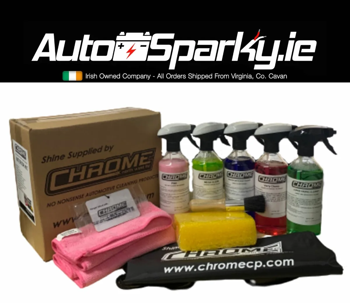 Chrome interior deals cleaning kit