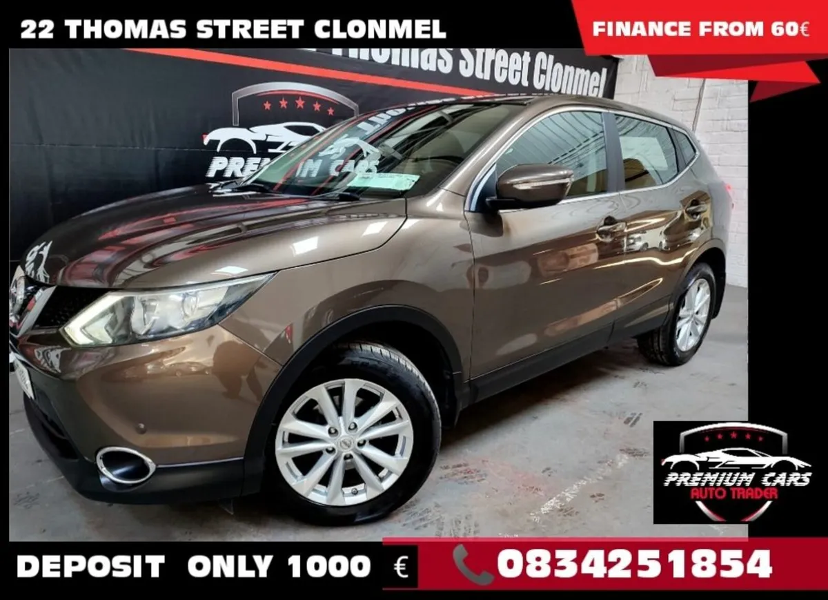 NISSAN QASHQAI NEW NCT FINANCE.WARRANTY