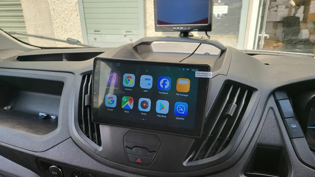 Ford Transit Android Auto Carplay Radio - Image 4