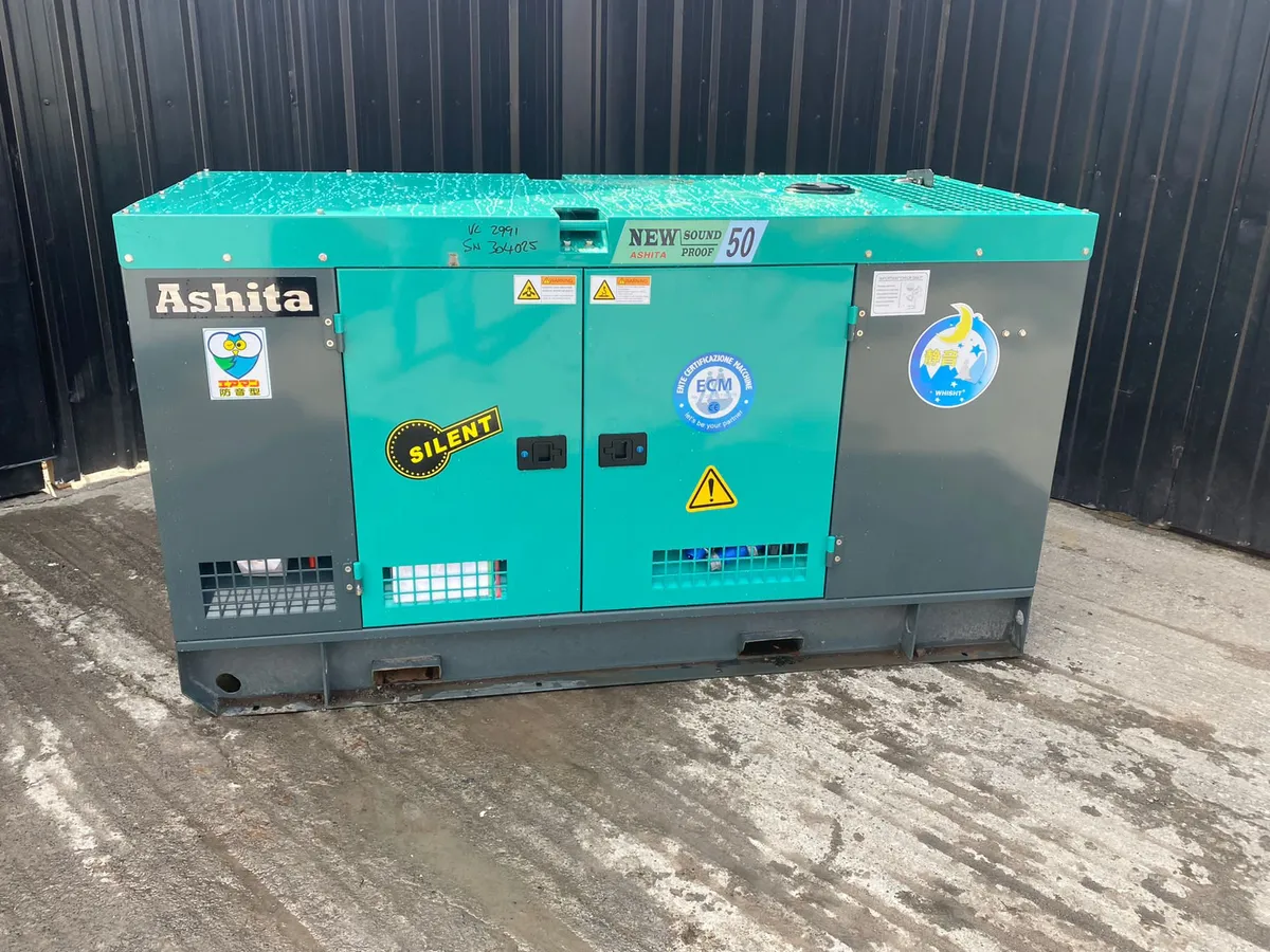 New 50 KVA Generator Single and Three Phase