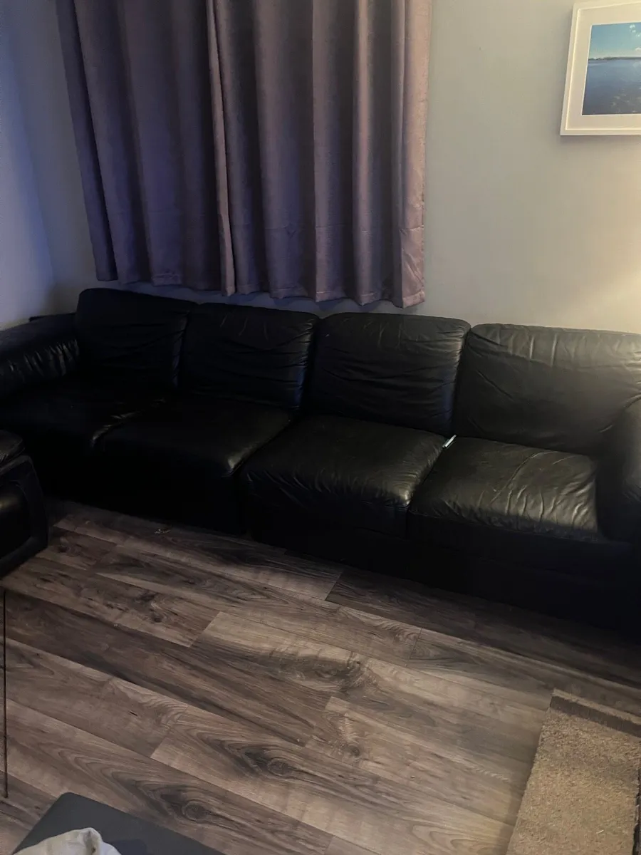 Leather couches x 3