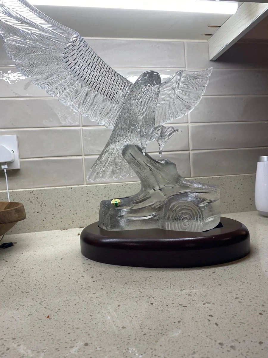 Unique Waterford Crystal Eagle - Image 1