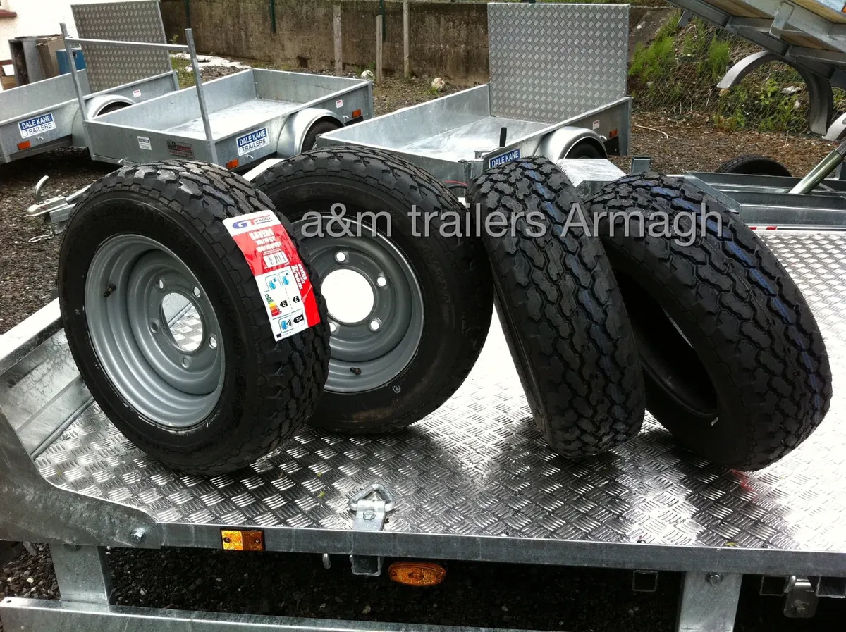 Ifor Williams Hudson plant trailer wheels - Image 1