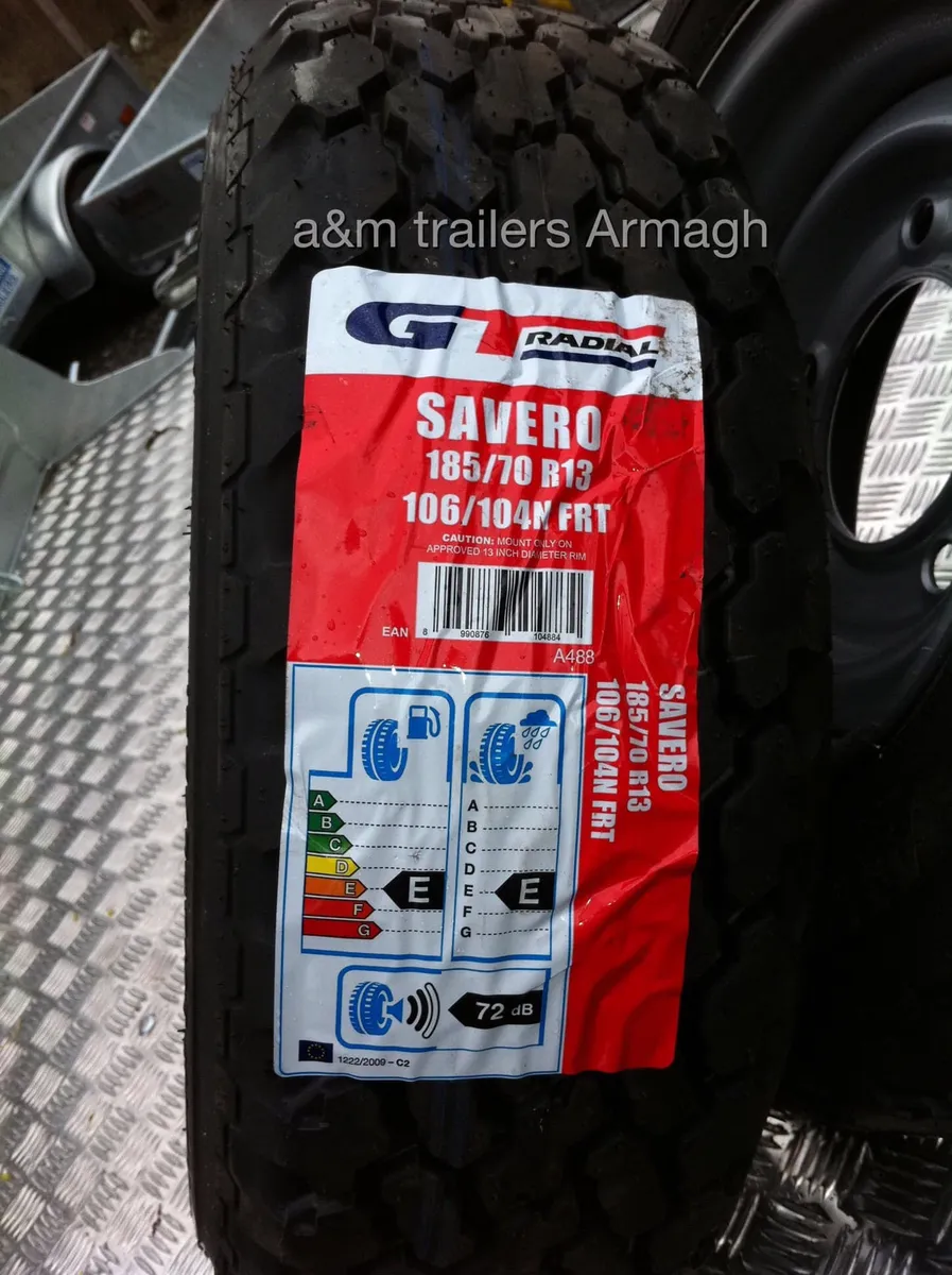 Ifor Williams Hudson plant trailer wheels for sale in Co. Armagh for £1 on DoneDeal