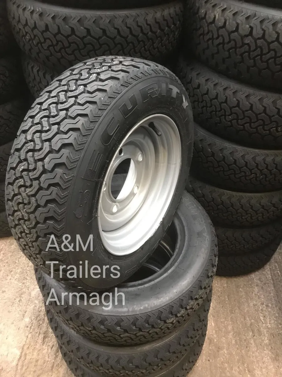 Ifor Williams Hudson plant trailer wheels for sale in Co. Armagh for £1 on DoneDeal