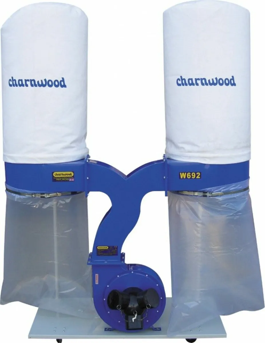 Charnwood W692 3HP Twin Bag Dust Extractor