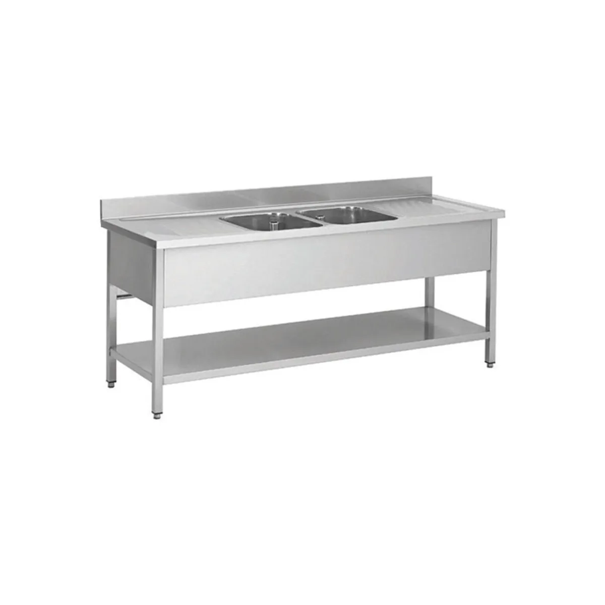 2m Double Bowl Sink - Image 4