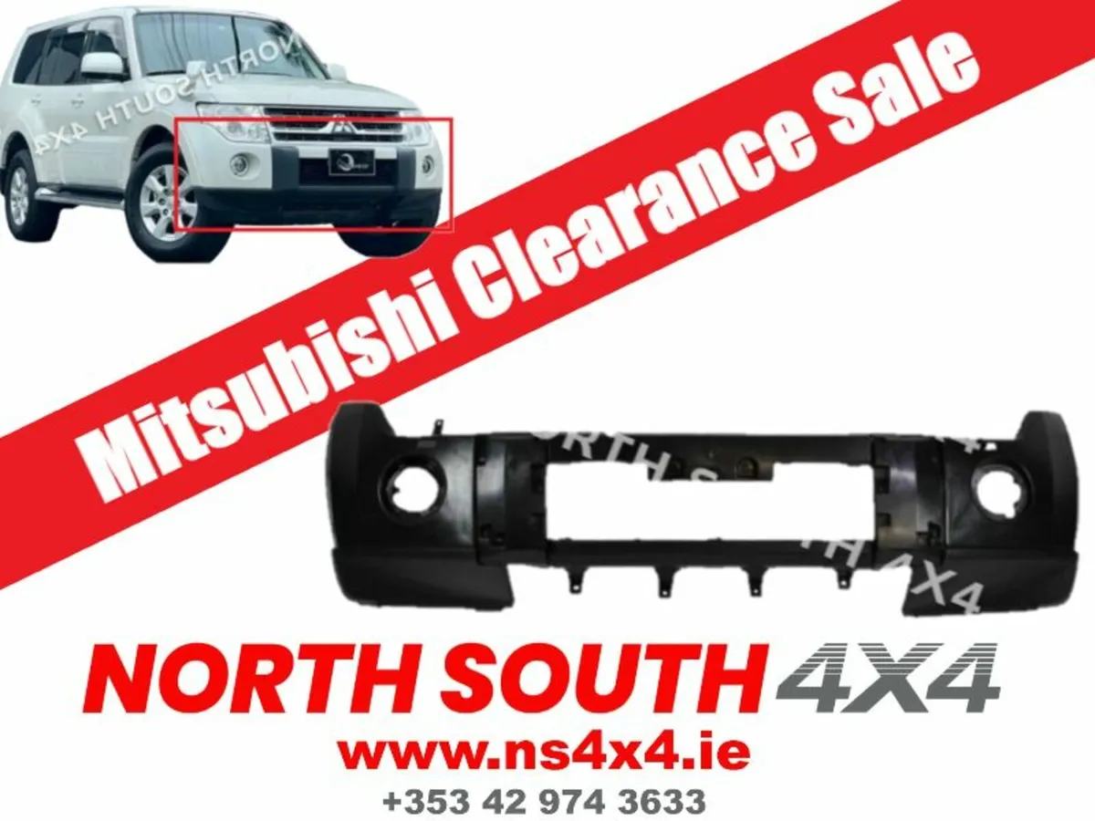 MITSUBISHI PAJERO/SHOGUN FRONT BUMPER 2007 ONWARDS - Image 1