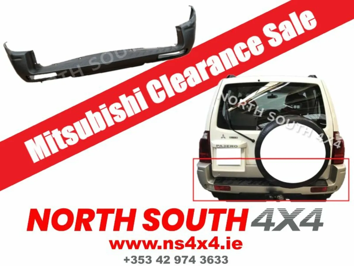 MITSUBISHI PAJERO/SHOGUN LWB REAR BUMPER 2000-2007 - Image 1