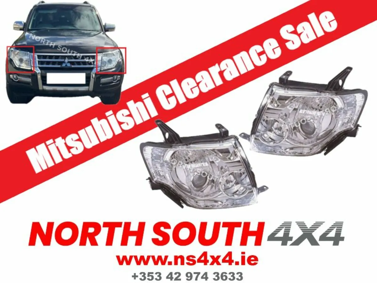 MITSUBISHI SHOGUN/PAJERO HEADLAMP 2007+ - Image 1