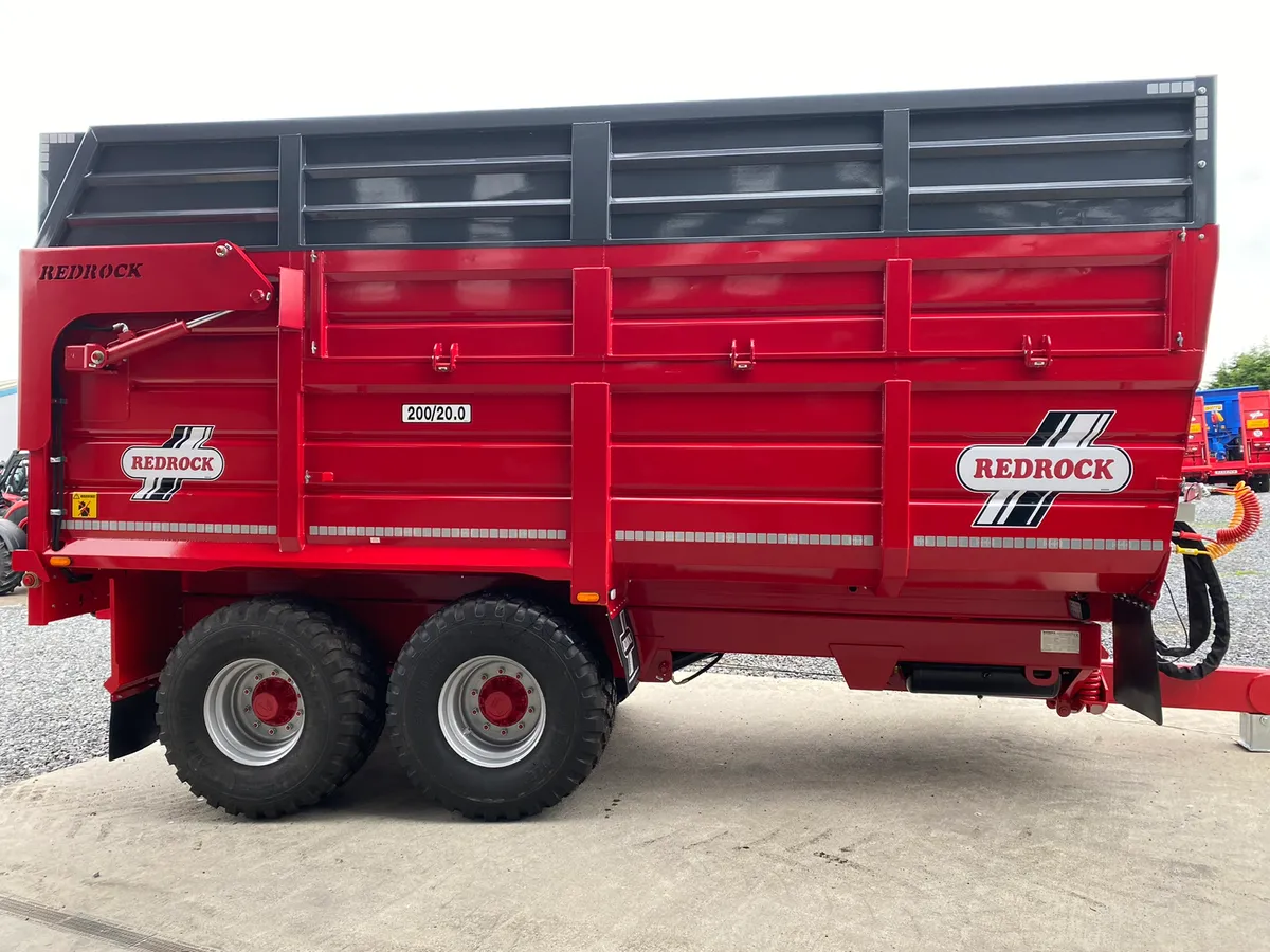 Redrock 20ft grain - silage - beet trailer - Image 4