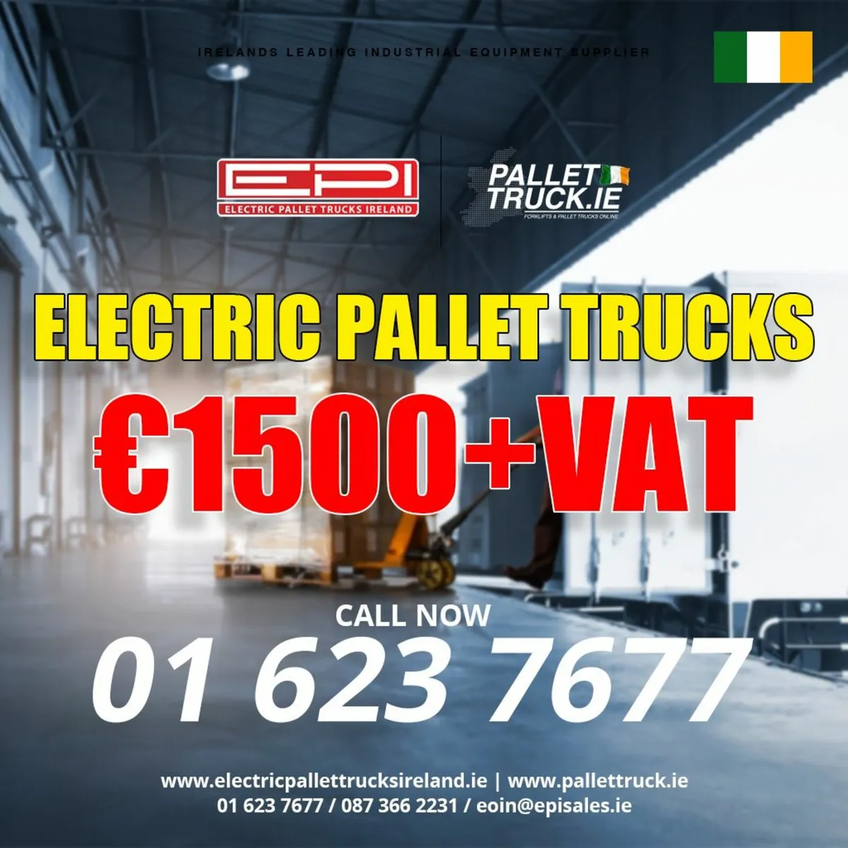 🇮🇪€1500 ELECTRIC PALLET TRUCK🇮🇪