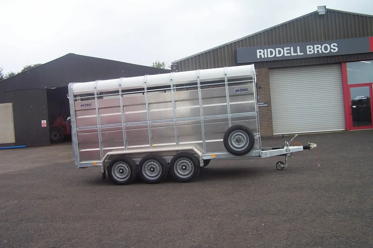 New M-TEC 14FT X 6FT Tri Axle Trailer.