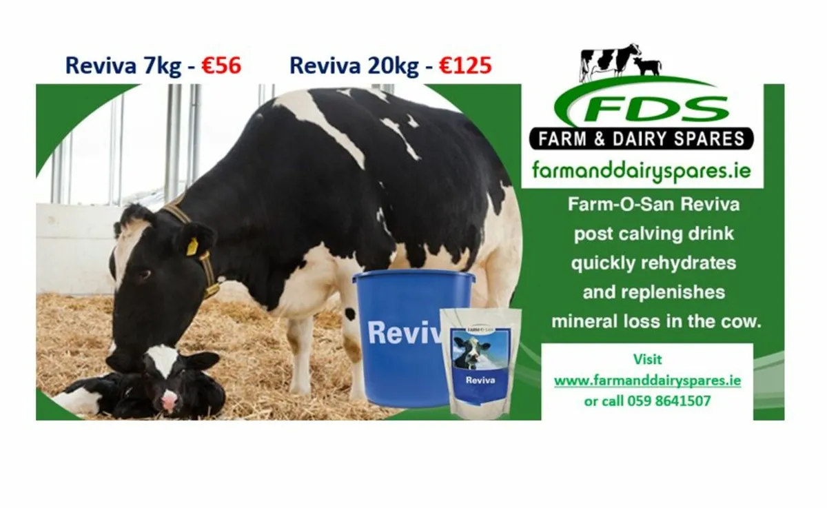 Reviva Post Calving Rehydration For Sale at FDS