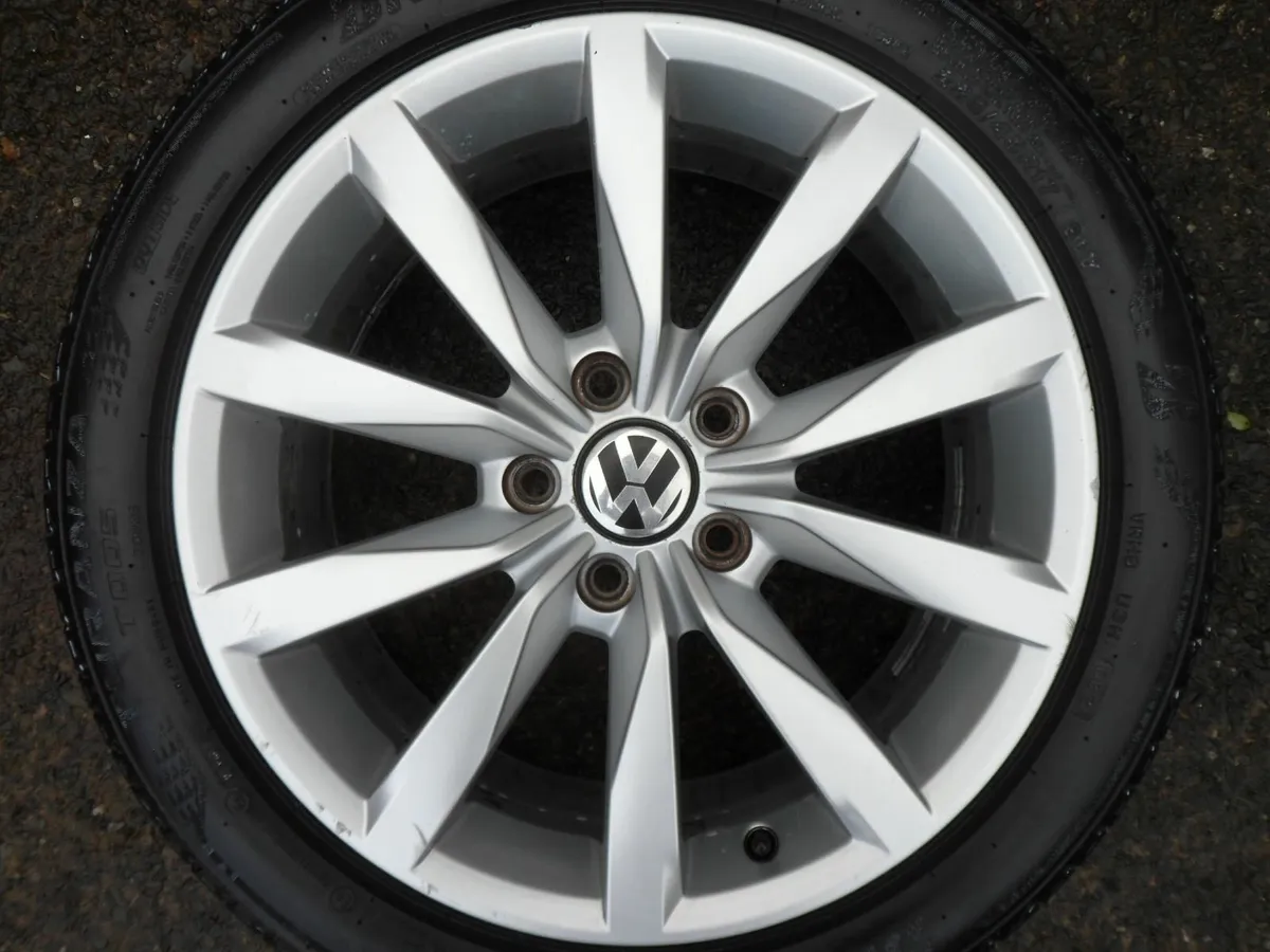 17' VW GOLF CADDY VAN ALLOY WHEELS & TYRES