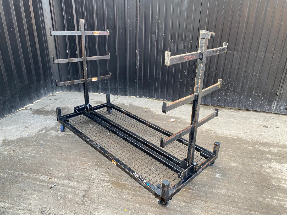 Choice Of 5 heavy duty Pipe Rack Trolley - Image 1